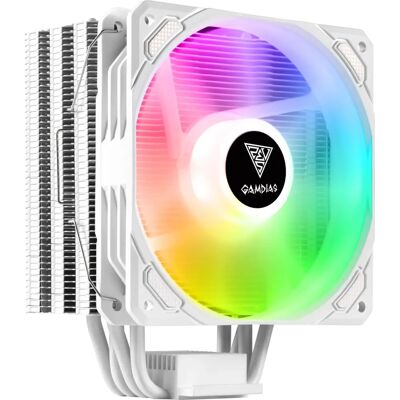 Gamdias Weiß Boreas E1-410 CPU-Kühler - RGB PWM Gamdias Weiß Boreas E1-410 CPU-Kühler - RGB PWM