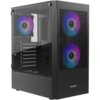 GAMDIAS Talos E3 Mesh Gaming Mid Tower - PC-Gehäuse GAMDIAS Talos E3 Mesh Gaming Mid Tower - PC-Gehäuse