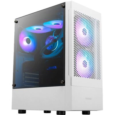 GAMDIAS Talos E3 Mesh RGB Weiß PC-Gehäuse - Unterstützt ATX Mid Tower GAMDIAS Talos E3 Mesh RGB Weiß PC-Gehäuse - Unterstützt ATX Mid Tower