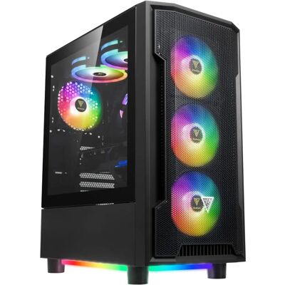 Boîtier GAMDIAS ATHENA M6 LITE Mid-tower - Noir - Publicité Boîtier GAMDIAS ATHENA M6 LITE Mid-tower - Noir - Publicité