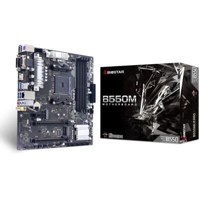 Carte mère Biostar B550MX/E PRO - AMD B550 Socket AM4 - Micro ATX - Publicité Carte mère Biostar B550MX/E PRO - AMD B550 Socket AM4 - Micro ATX - Publicité