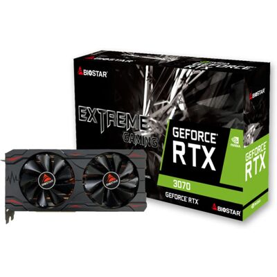 Biostar VN3706RM82 NVIDIA GeForce RTX 3070 8 GB GDDR6 - Placa de vídeo Biostar VN3706RM82 NVIDIA GeForce RTX 3070 8 GB GDDR6 - Placa de vídeo