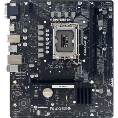 Placa-mãe Biostar H610MH D5 - DDR5, Micro ATX, LGA 1700 Placa-mãe Biostar H610MH D5 - DDR5, Micro ATX, LGA 1700