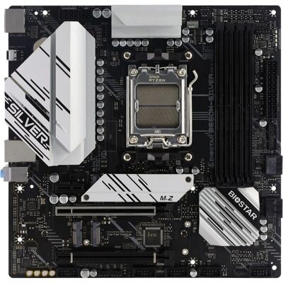 Placa base Biostar B650M-SILVER AMD - AM5, micro ATX, DDR5 Placa base Biostar B650M-SILVER AMD - AM5, micro ATX, DDR5
