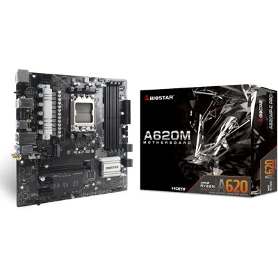 Biostar A620MP-E PRO Motherboard - AMD A620, Micro ATX Biostar A620MP-E PRO Motherboard - AMD A620, Micro ATX