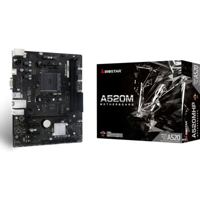 Scheda madre Biostar A520MHP AMD A520 Socket AM4 Micro ATX Scheda madre Biostar A520MHP AMD A520 Socket AM4 Micro ATX