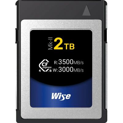 Wise 2TB CFexpress Typ B Mk-II Speicherkarte - Speicher Wise 2TB CFexpress Typ B Mk-II Speicherkarte - Speicher