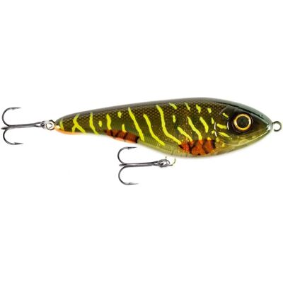 Strike Pro - Buster Jerk - Green Motoroil Pike UV - Lure Strike Pro - Buster Jerk - Green Motoroil Pike UV - Lure