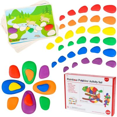 edx education Rainbow Pebbles Aktivitätsset - Feinmotorik & Kreativität edx education Rainbow Pebbles Aktivitätsset - Feinmotorik & Kreativität