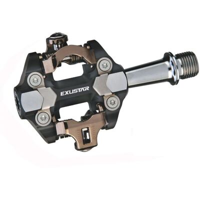 Exustar Pedale E-PM222 - Leicht, CNC-Aluminium, SPD-kompatibel Exustar Pedale E-PM222 - Leicht, CNC-Aluminium, SPD-kompatibel
