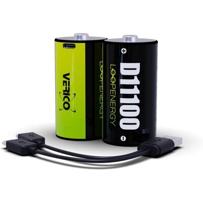 VERICO LoopEnergy Oplaadbare D-batterij - Batterij VERICO LoopEnergy Oplaadbare D-batterij - Batterij
