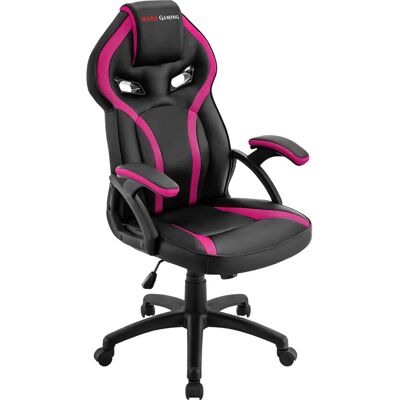 Chaise Gaming MARS GAMING MGC118BPK - Noir, Rose - Universel - Publicité Chaise Gaming MARS GAMING MGC118BPK - Noir, Rose - Universel - Publicité