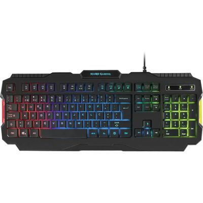 Teclado mecânico de jogos Mars Gaming MRK0RGB - Preto Teclado mecânico de jogos Mars Gaming MRK0RGB - Preto