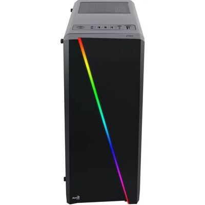 Aerocool Cylon RGB PC-Gehäuse - Schwarz - Unterstützt Grafikkarten bis 371mm Aerocool Cylon RGB PC-Gehäuse - Schwarz - Unterstützt Grafikkarten bis 371mm