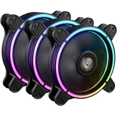 Ventilador de caja Enermax T.B.RGB AD. - RGB, 120mm, Negro Ventilador de caja Enermax T.B.RGB AD. - RGB, 120mm, Negro