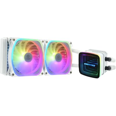 Enermax hvid 240mm CPU væskekøler - Avanceret serie - ARGB RGB-ventilatorer Enermax hvid 240mm CPU væskekøler - Avanceret serie - ARGB RGB-ventilatorer