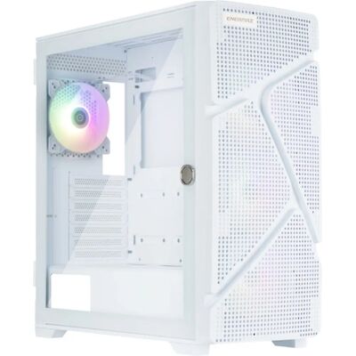 Enermax Vit Micro ATX PC-Case - Mesh, ARGB Fläktar Enermax Vit Micro ATX PC-Case - Mesh, ARGB Fläktar