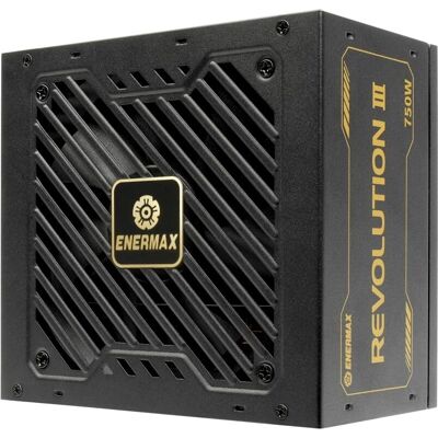 Enermax Revolution 3 750W Strømforsyning - Effektiv ATX 3.1 Enermax Revolution 3 750W Strømforsyning - Effektiv ATX 3.1