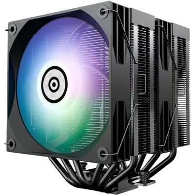 Enermax ETS-TD60D-ARGB CPU-køler - Dobbelt tårn 6 varmerør 280W Support Enermax ETS-TD60D-ARGB CPU-køler - Dobbelt tårn 6 varmerør 280W Support