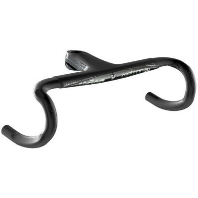 Guidon en carbone Vision Metron 6D - Noir/100mm - Route/Piste - Publicité Guidon en carbone Vision Metron 6D - Noir/100mm - Route/Piste - Publicité