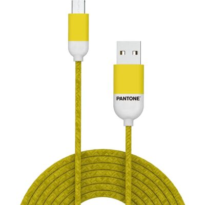 Celly PT-MC001-5Y Kabel USB - 1,5 m, Żółty, Micro-USB A do USB A - USB 2.0 Celly PT-MC001-5Y Kabel USB - 1,5 m, Żółty, Micro-USB A do USB A - USB 2.0