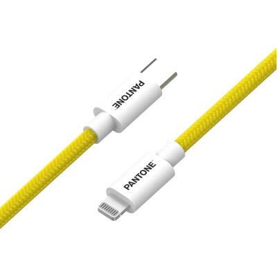 Câble Lightning Pantone PT-CTL002-5Y - Compatible iOS - Publicité Câble Lightning Pantone PT-CTL002-5Y - Compatible iOS - Publicité