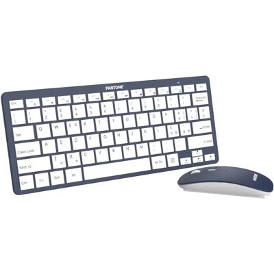 Pantone PT-KB09N Teclado y ratón inalámbricos Navy Pantone PT-KB09N Teclado y ratón inalámbricos Navy