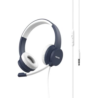 Przewodowe słuchawki Pantone PT-WDH002N - Biuro/Call center - Niebieski Przewodowe słuchawki Pantone PT-WDH002N - Biuro/Call center - Niebieski