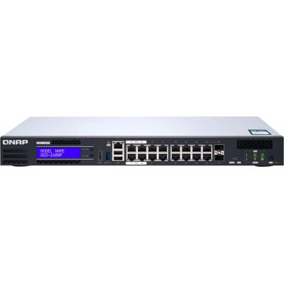 QNAP QGD-1600P Hallinnoitu Gigabit Ethernet kytkin - 4 PoE+ 12 PoE++ - 1U Musta QNAP QGD-1600P Hallinnoitu Gigabit Ethernet kytkin - 4 PoE+ 12 PoE++ - 1U Musta
