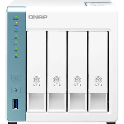 QNAP TS-431P3 NAS Weiß - 4-Bay Netzwerk-Speicher QNAP TS-431P3 NAS Weiß - 4-Bay Netzwerk-Speicher