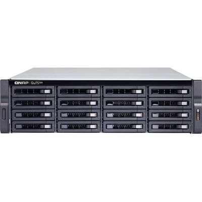 QNAP NAS Rack 16 baies E-2236 128GB DDR4 Noir QNAP NAS Rack 16 baies E-2236 128GB DDR4 Noir