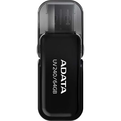 Pen Drive USB ADATA UV240 64 GB - USB Tipo-A 2.0 - Preto Pen Drive USB ADATA UV240 64 GB - USB Tipo-A 2.0 - Preto