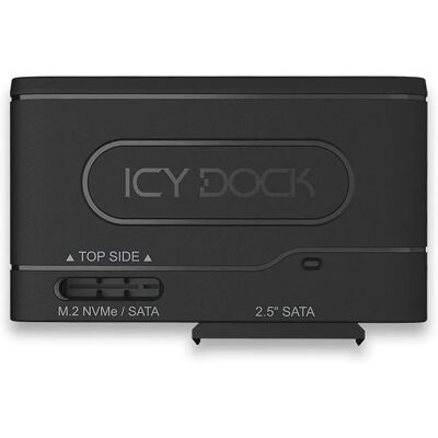 ICY Dock MB104U-1SMB USB 3.2 zu 2,5" SATA M.2 NVMe SATA Adapter ICY Dock MB104U-1SMB USB 3.2 zu 2,5" SATA M.2 NVMe SATA Adapter