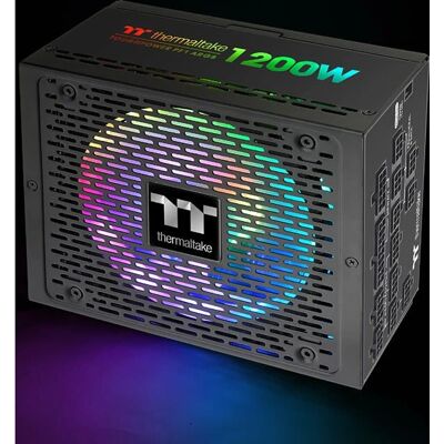 Zasilacz Thermaltake 1200W - ARGB, Modularny, Czarny, 80 PLUS Platyna Zasilacz Thermaltake 1200W - ARGB, Modularny, Czarny, 80 PLUS Platyna