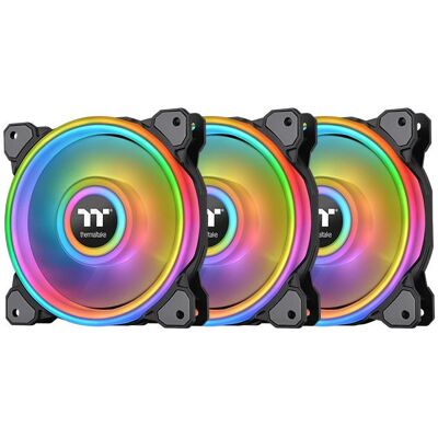 Thermaltake Ventilador de ordenador Riing Quad 14 RGB - Negro Thermaltake Ventilador de ordenador Riing Quad 14 RGB - Negro