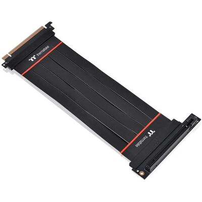 Thermaltake Tt Premium PCIe 4.0 Kiterjesztő - 20cm - Fekete - PCIe Kártya/Adapter Thermaltake Tt Premium PCIe 4.0 Kiterjesztő - 20cm - Fekete - PCIe Kártya/Adapter
