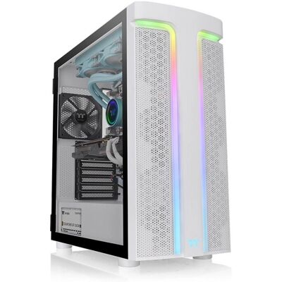 Thermaltake H590 TG ARGB Hvid - PC-kabinet - E-ATX-understøttelse Thermaltake H590 TG ARGB Hvid - PC-kabinet - E-ATX-understøttelse
