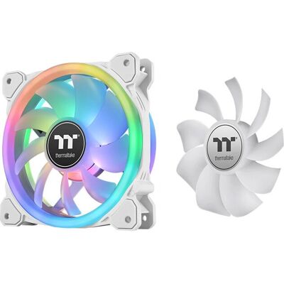 Thermaltake Weiße Radiator-Lüfter - RGB, 12cm, 3 Stück Thermaltake Weiße Radiator-Lüfter - RGB, 12cm, 3 Stück