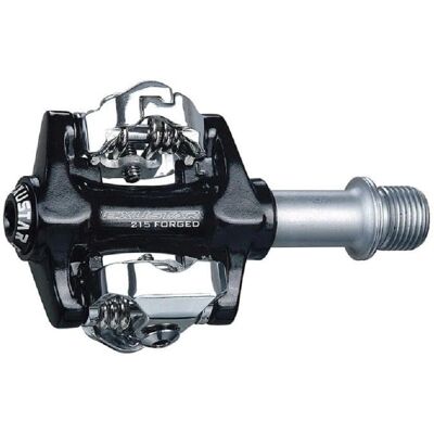 Pédales Exustar E-PM215 - VTT, Alliage, Noir, SPD, 81x55mm Pédales Exustar E-PM215 - VTT, Alliage, Noir, SPD, 81x55mm