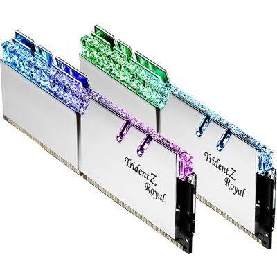 Modulo di memoria G.Skill Trident Z Royal F4-3600C16D-32GTRSC - 32GB DDR4 3600 MHz Modulo di memoria G.Skill Trident Z Royal F4-3600C16D-32GTRSC - 32GB DDR4 3600 MHz