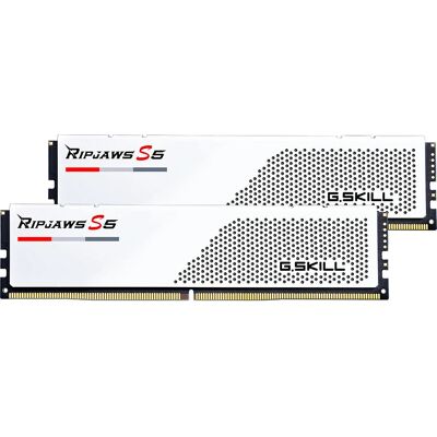 Módulo de memória G.Skill Ripjaws F5-6000J3040G32GX2-RS5W - 64 GB - DDR5 6000 MHz Módulo de memória G.Skill Ripjaws F5-6000J3040G32GX2-RS5W - 64 GB - DDR5 6000 MHz