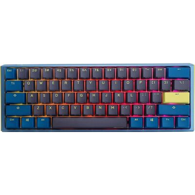 Teclado Ducky Mini Azul para Jogos - 60% RGB Mecânico USB Teclado Ducky Mini Azul para Jogos - 60% RGB Mecânico USB
