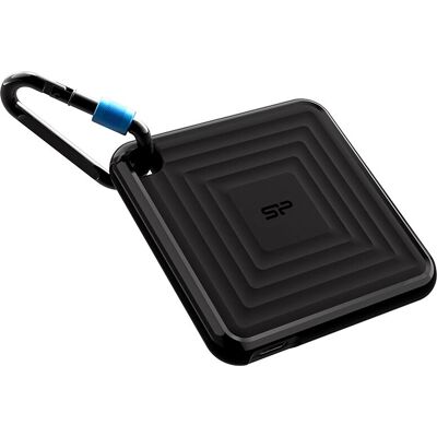 Silicon Power CP60 SSD Externo 2TB - Preto Silicon Power CP60 SSD Externo 2TB - Preto
