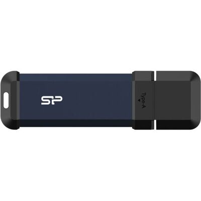 Silicon Power MS60 500GB SSD Externe - Bleu - Publicité Silicon Power MS60 500GB SSD Externe - Bleu - Publicité