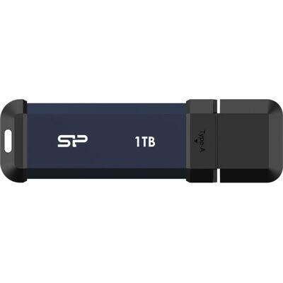 Silicon Power MS60 1TB SSD USB 3.2 Gen 2 Bleu - Publicité Silicon Power MS60 1TB SSD USB 3.2 Gen 2 Bleu - Publicité