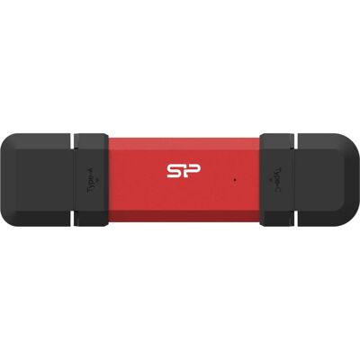 Silicon Power Ds72 500GB USB-Stick - USB Type-A/Type-C, Rot Silicon Power Ds72 500GB USB-Stick - USB Type-A/Type-C, Rot