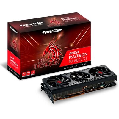 Carte graphique PowerColor Red Dragon AXRX 6800XT 16GBD6-3DHR/OC - Carte graphique - Publicité Carte graphique PowerColor Red Dragon AXRX 6800XT 16GBD6-3DHR/OC - Carte graphique - Publicité