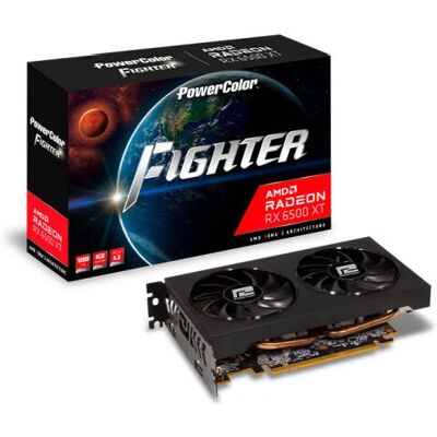 PowerColor AXRX 6500XT 4GB GDDR6 - Grafikkarte PowerColor AXRX 6500XT 4GB GDDR6 - Grafikkarte