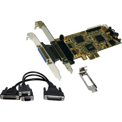 Adaptateur parallèle/sériel PCIe à profil bas Exsys EX-44344 - 2 ports Adaptateur parallèle/sériel PCIe à profil bas Exsys EX-44344 - 2 ports