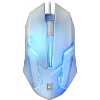 Defender Cyber MB-560L Ambidextrous Maus - 1200 DPI - Weiß - Gaming Defender Cyber MB-560L Ambidextrous Maus - 1200 DPI - Weiß - Gaming
